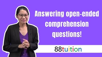 Answering open-ended comprehension questions!