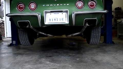 1973 chevy corvette 454 brodix heads 5 speed green
