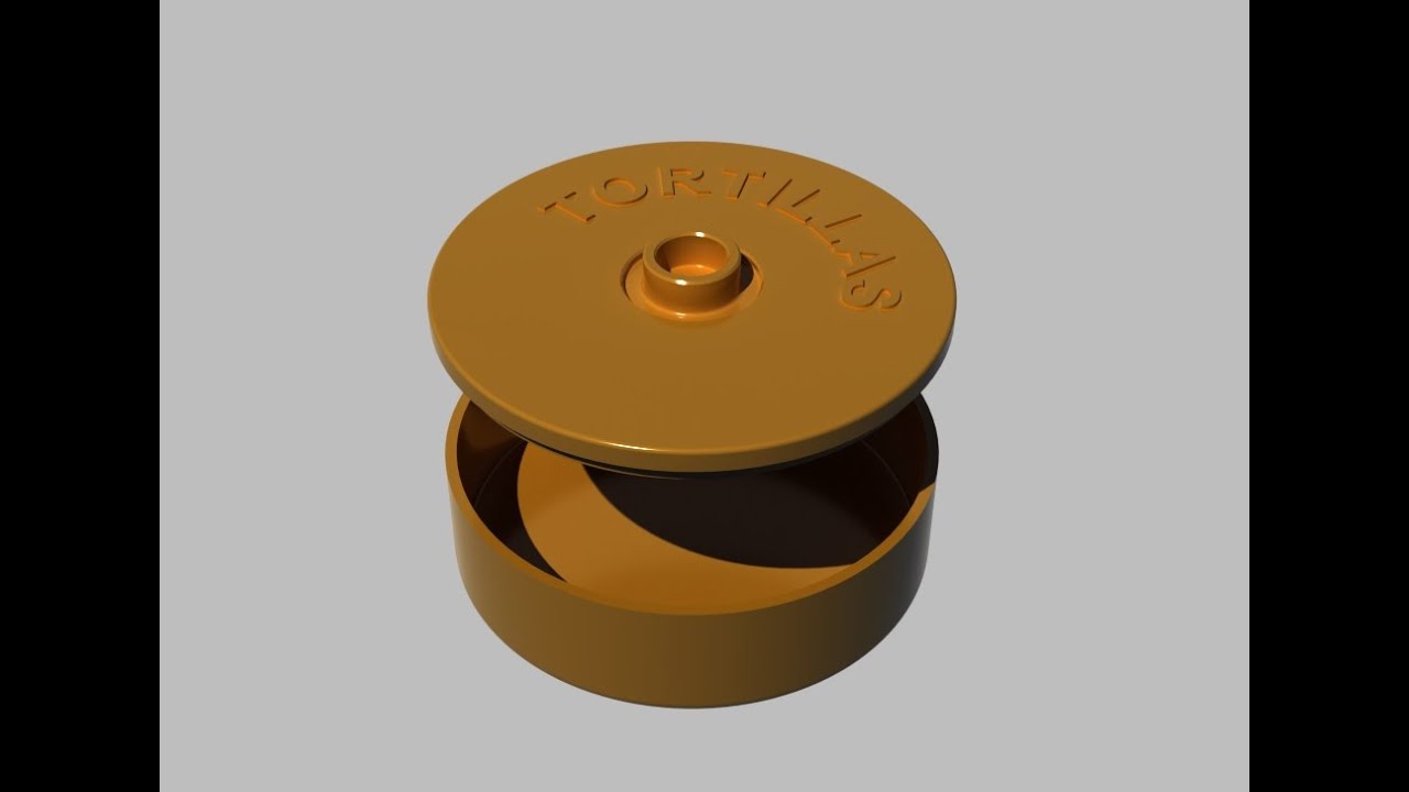 How to make an 8.5-inch tortilla holder with design spark mechanical