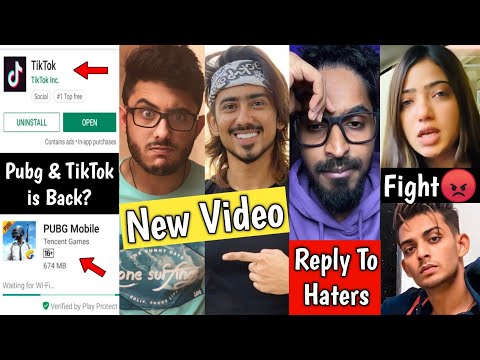 Pubg & TikTok is Back? Adnaan 07 & Carryminati New Video, Emiway Bantai, Shadab khan and Muskan