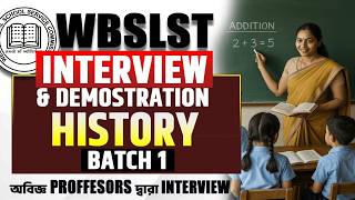WBSLST 9/10 History Mock Interview | SLST History Interview Preparation &amp; Tips 2026