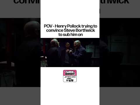 Steve Borthwick really keeping Henry Pollock waiting 💀  #EnglandRugby #HenryPollock #RugbyMemes