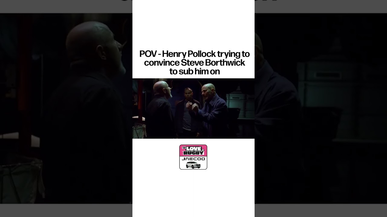 Steve Borthwick really keeping Henry Pollock waiting 💀 #EnglandRugby #HenryPollock #RugbyMemes