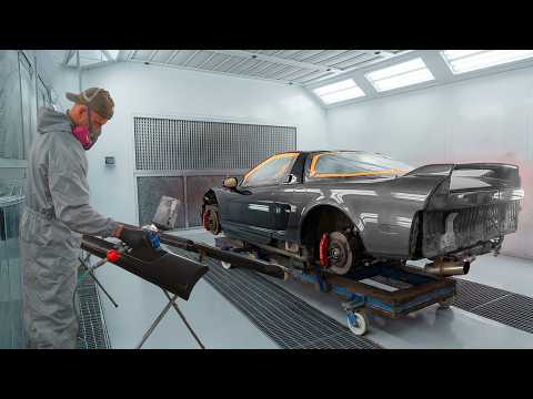 PAINTING MY REBUILT HONDA NSX