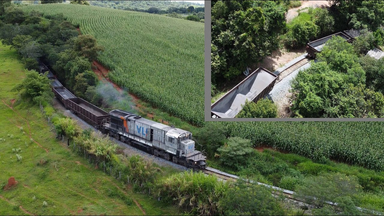 XIII O TREM DESENGATOU VAGÃO NO MEIO DA FERRADURA!! E AGORA??