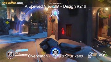 Overwatch Genji Shuriken 3d designed & printed on ender 3 printer model #219