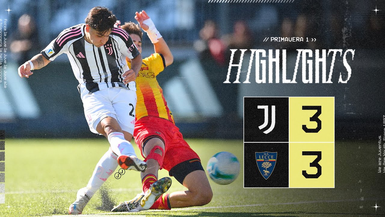 HIGHLIGHTS Primavera 1 | Juventus U20 3-3 Lecce | Matchday 7