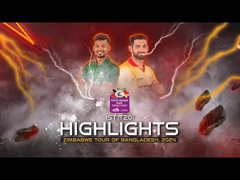 Bangladesh vs Zimbabwe Highlights || 1st T20i || Zimbabwe tour of Bangladesh 2024