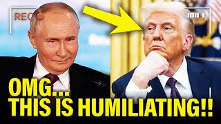 Putin PUBLICLY MOCKS Trump and OUTMANEUVERS HIM