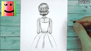 Comment dessiner une mariée | Apprends à dessiner pas à pas | Tuto dessin