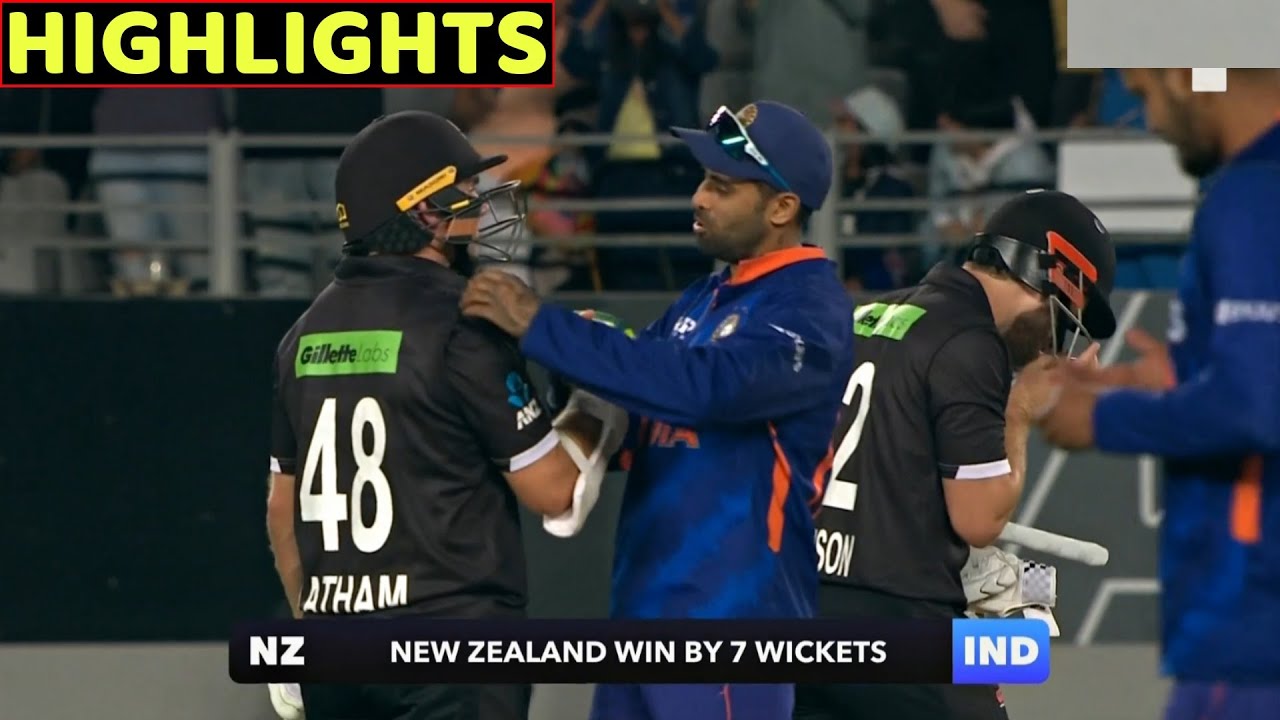 India Vs New Zealand 1st ODI MATCH Full Match Highlights • IND VS NZ ...