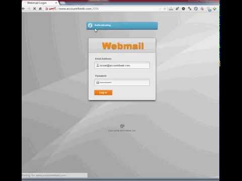 How to login webmail via Google Chrome