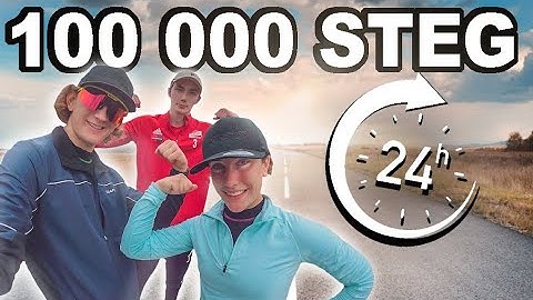 KLARAR VI GÅ 100.000 steg på 24H?  *Kan Tindra vara första tjejen att klara det?*