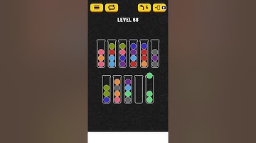 Ball Sort Puzzle Level 68 | Puzzle Game  | Complete Level