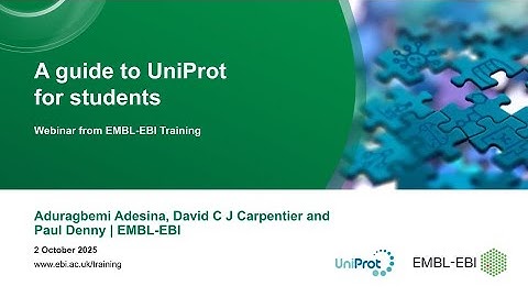 A guide to UniProt for students