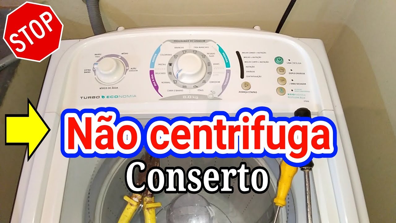 🔴máquina de lavar roupa não centrifuga conserto simples #Ederson #Ferrarini