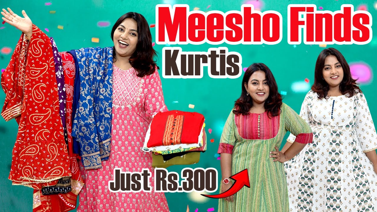 Meesho Kurti Haul Starting ₹ 270 | Summer Kurta Collections | Meesho Haul Tamil 🌸 Karthikha Channel