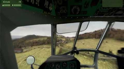 ArmA2 Armed Assault 2 - Flight with a Helicopter + some bugs