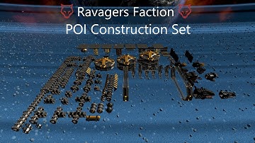 Empyrion Galactic Survival - Ravagers Faction Space POI Construction Kit
