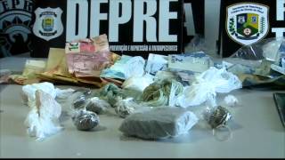Polícia prende 5 pessoas suspeitas de tráfico na zona Sul