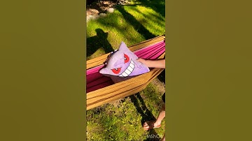 Gengar Explores the Yard! #squishmallows #familytime  #pokemon #gengar #family
