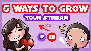 5 REALISTIC ways to GROW and IMPROVE your Stream in 2024