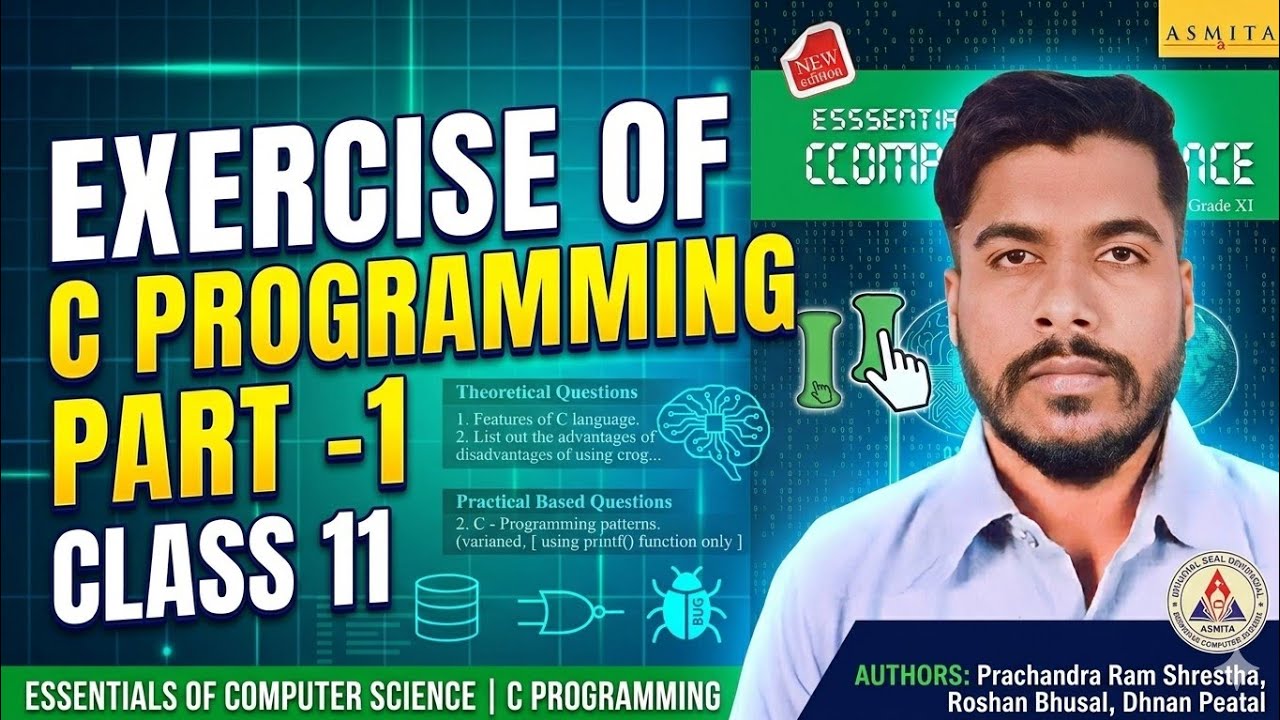 Learning C Programming|Exercise of Class 11 (part 1) - YouTube