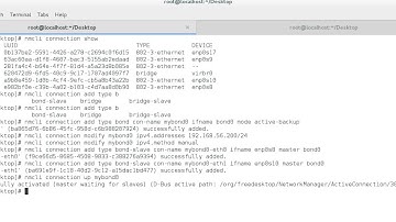 How to Configure Network bonding in RHEL 7.2