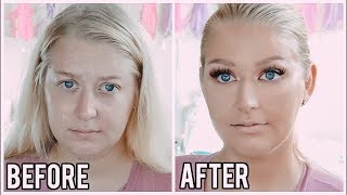 SISTER GETS A MAKEOVER! | Full Face Birthday Glam