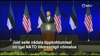 Barack Obama speech in Estonia 2014 [REAL Full; Estsub]