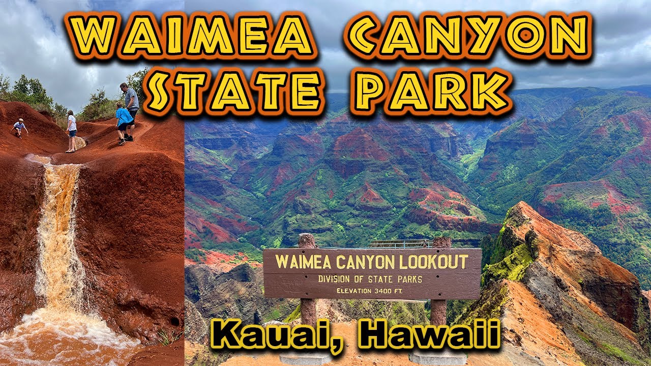Waimea Canyon State Park, Kauaʻi 🌄 | The Grand Canyon of the Pacific! 🏞️ | Hawaii Travel Guide