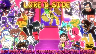 Lore D-Side But Every Turn A Different Character Is Used || Fnf Cover