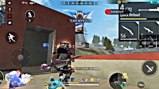 16 kills 💪M828+M1887 99% Headshot Rate⚡️| Solo Vs Squad Full Gameplay | Samsung a12📱Free Fire