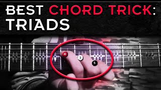 Amazing Triads Trick | Suddenly Play Chords All Over The Fretboard! (Guitar Lesson)