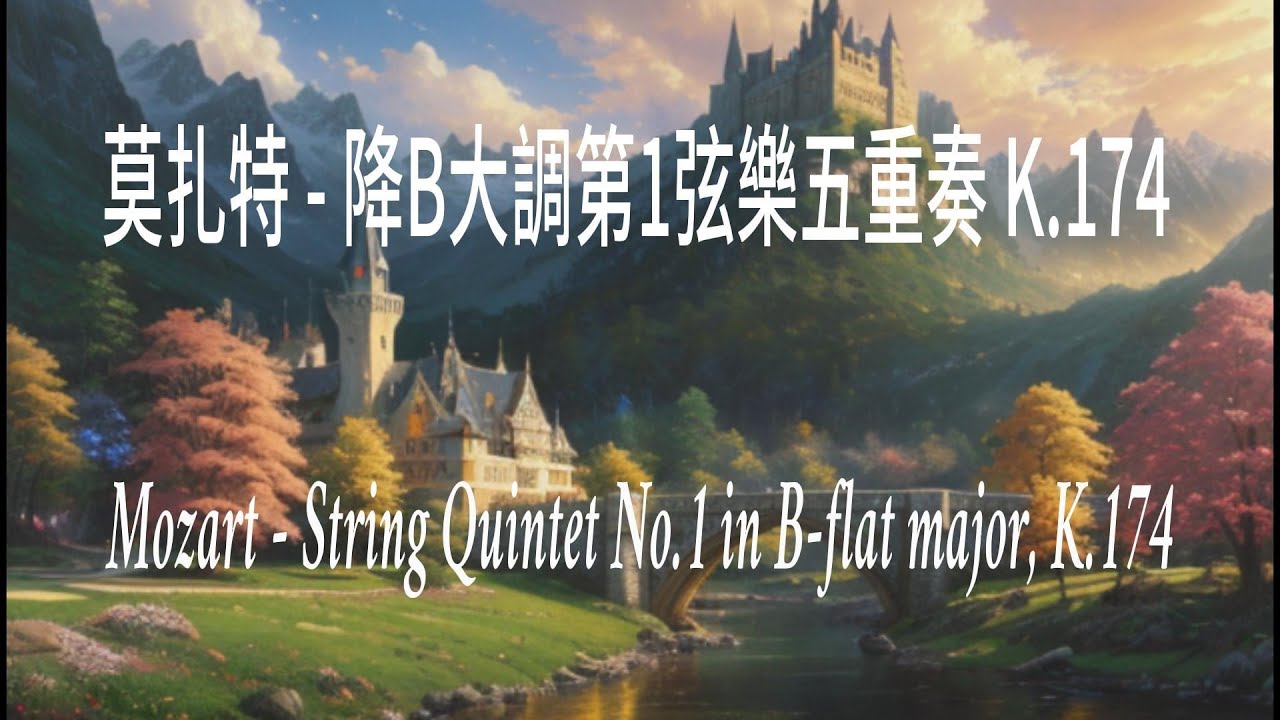 Obejrzyj 🎺️最好聽優美的古典🎺️莫扎特 - 降B大調第1弦樂五重奏 K.174🎺️ w YouTube Obejrzyj 🎺️最好聽優美的古典🎺️莫扎特 - 降B大調第1弦樂五重奏 K.174🎺️ w YouTube