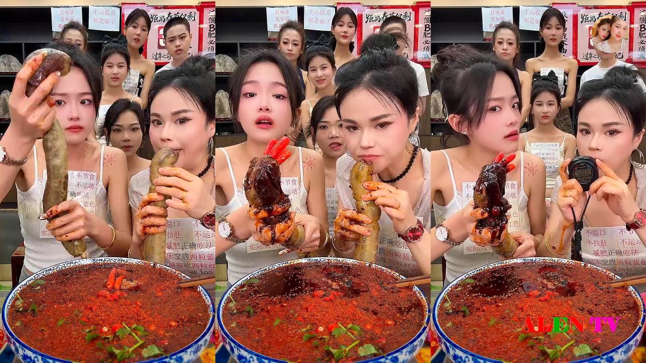 【大食い ALENTV】Saints eat 。。。Super eat 。。。What is your favourite food？。130126。2