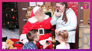 Santa Helps Sailor Home Early Propose To Girlfriend And Stepdaughter