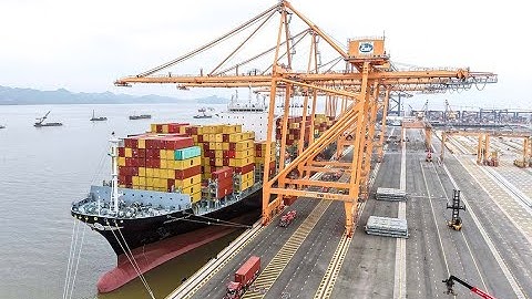 Chuyến tàu thử nghiệm M/V Greenville cập cảng quốc tế TIL Cảng Hải Phòng (HTIT) 5.4.2025