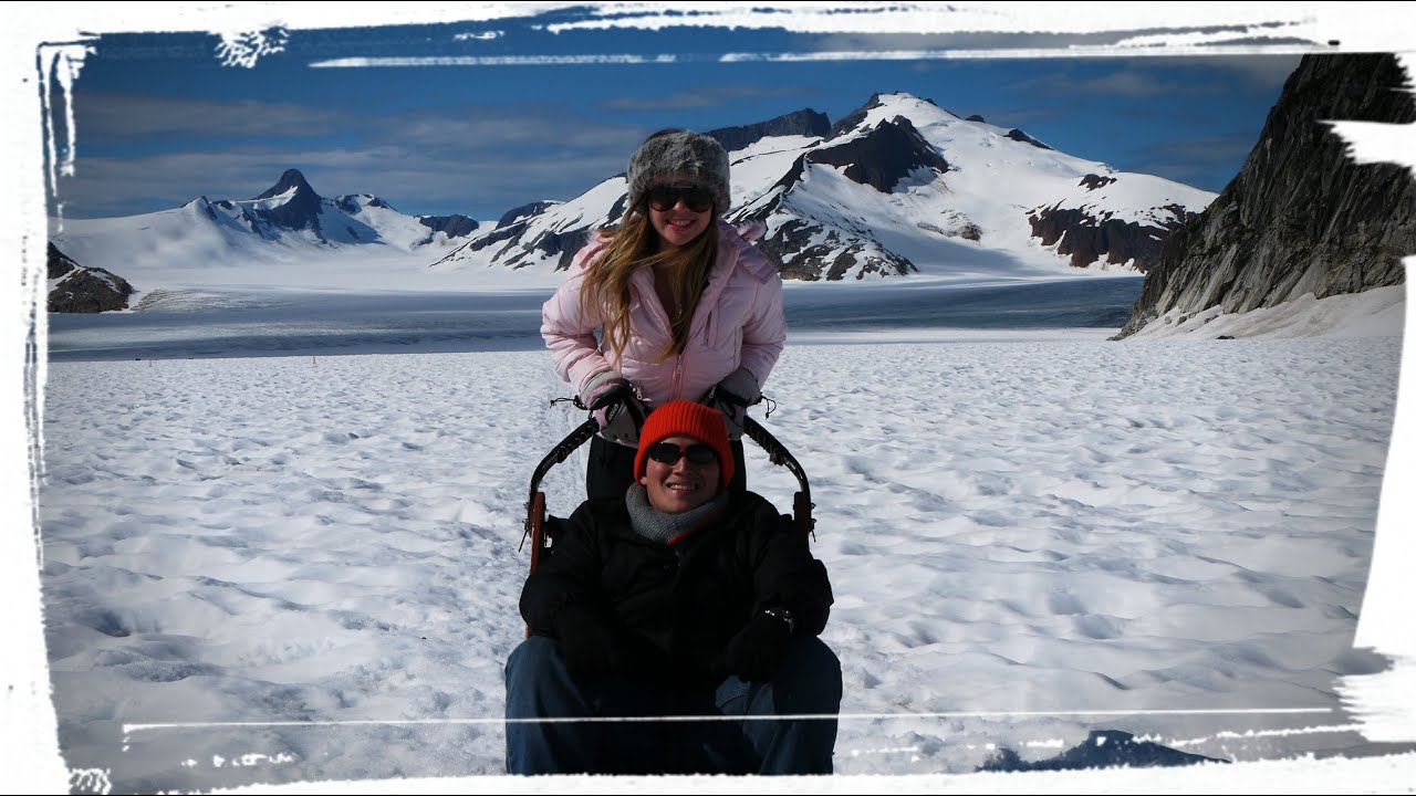 Juneau Alaska Helicopter dog sledding tour YouTube