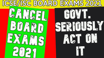 ICSE/ISC 2021 Board Exams-Students ask Govt.of India to CANCEL Board Exams,Minister reply Positively