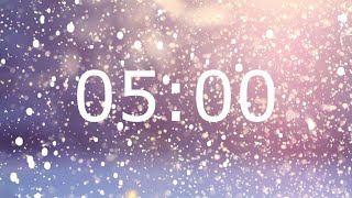 5 Minute Winter Timer with Relaxing Music and Alarm