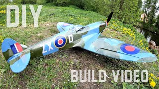 How to make Supermarine Spitfire RC Plane DIY