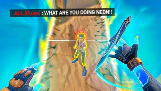 Trolling Enemies with Neon Movement ⚡