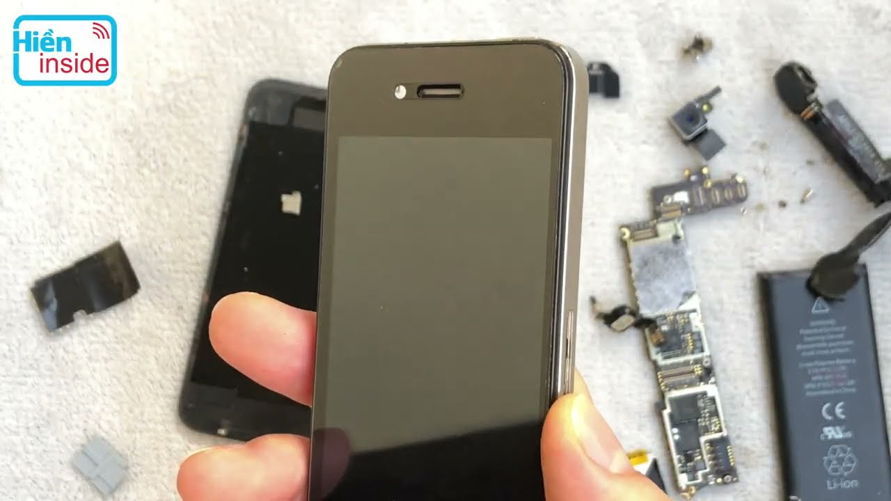 Cấu tạo bên trong iPhone 4 A1332 - Teardown inside iPhone 4