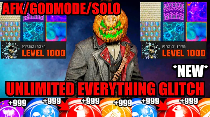 *NEW* AFK GODMODE UNLIMITED EVERYTHING GLITCH! XP/CAMOS/GOBBLEGUMS! BO6 GLITCHES! BO6 ZOMBIES GLITCH