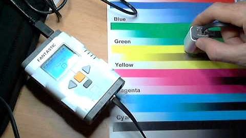 LEGO Color Sensor Version 1 Test Program Part 2