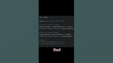 Python Trick - How to use `heapq` to find the n smallest or largest elements in a list