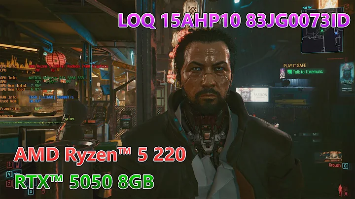 🔥 Lenovo LOQ 15AHP10 (83JG0073ID) Gaming Test | RTX 5080 + AMD Ryzen™ 5 220 🔥