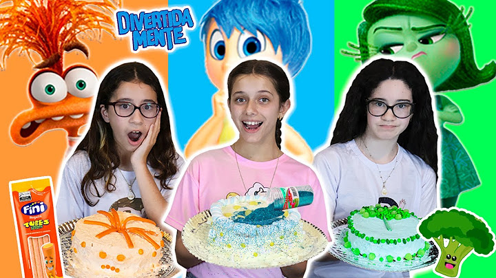 QUEM FIZER O MELHOR BOLO DO DIVERTIDA MENTE 2 VENCE - Alegria, Nojinho e Ansiedade