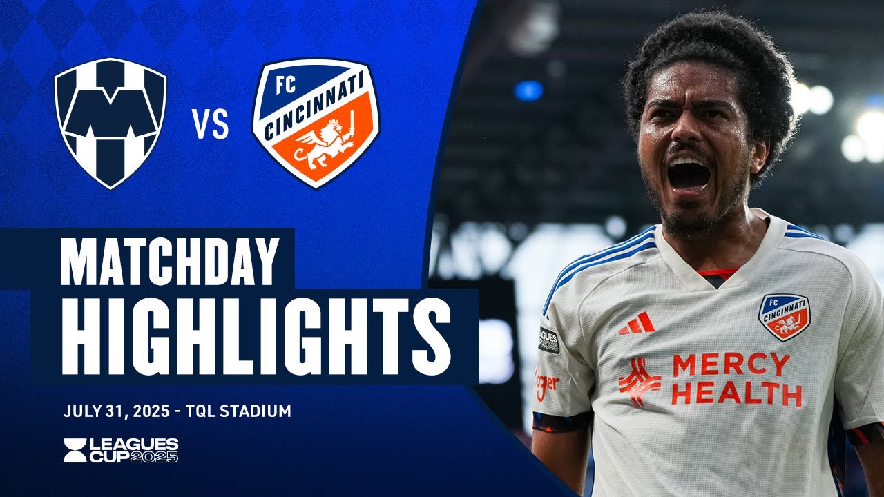 Video highlights for Monterrey 2-3 FC Cincinnati